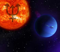 Aspect of the Sun and Neptune
