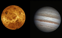Aspect of Venus and Jupiter