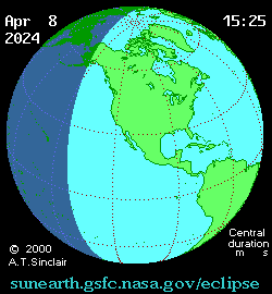 Solar eclipse 08-04-2024 13:18:29 - Chicago