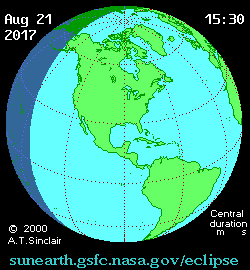 Solar eclipse 21-08-2017 14:26:40 - Detroit