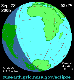 Solar eclipse 22-09-2006 07:41:16 - Havana