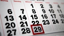 Leap years: list, calendar for 2017- years