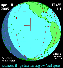 Solar eclipse 08-04-2005 16:36:51 - Miami