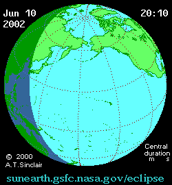 Solar eclipse 10-06-2002 19:45:22 - Miami