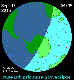 Solar eclipse 12-09-2015 23:55:19 - Los Angeles