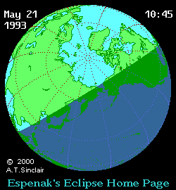 Solar eclipse 21-05-1993 10:20:15 - Miami