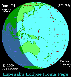 Solar eclipse 21-08-1998 22:07:11 - Detroit