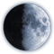 Moon phase and lunar calendar at may 2024 year