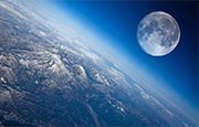 Photos of the moon from space